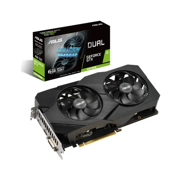 Asus Dual GeForce GTX 1660 Super 6GB GDDR6 EVO 192-Bit Video Card
