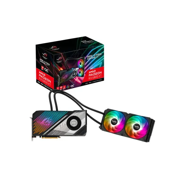 Asus Rog Strix LC Radeon RX6800XT O16G Gaming 256-Bit Video Card