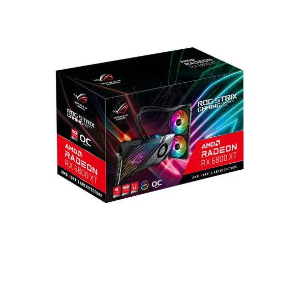 Asus Rog Strix LC Radeon RX6800XT O16G Gaming 256-Bit Video Card