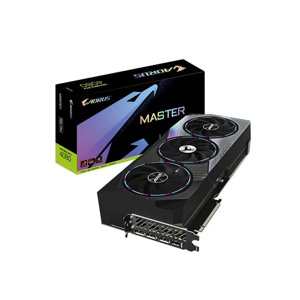 Gigabyte AORUS GeForce RTX 4080 16GB GDDR6X MASTER 256bits video Card