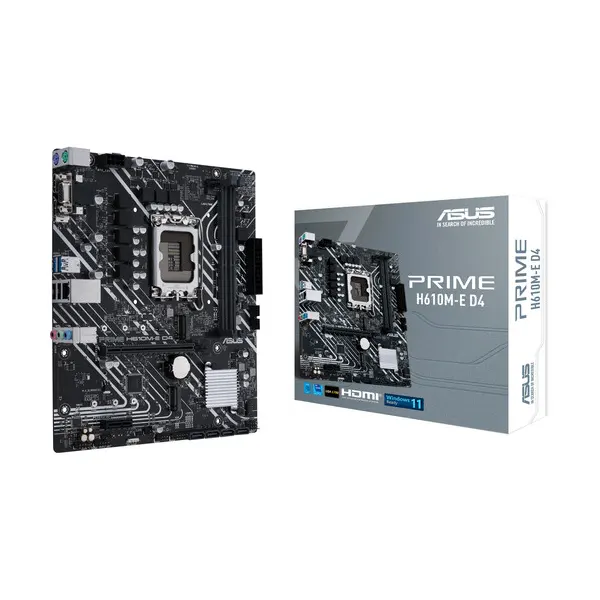 Asus PRIME H610M-E D4 LGA 1700 Micro-ATX Motherboard