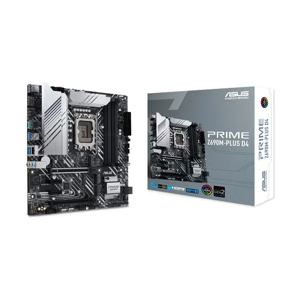 ASUS PRIME Z690M-PLUS D4 LGA 1700 Micro-ATX Motherboard