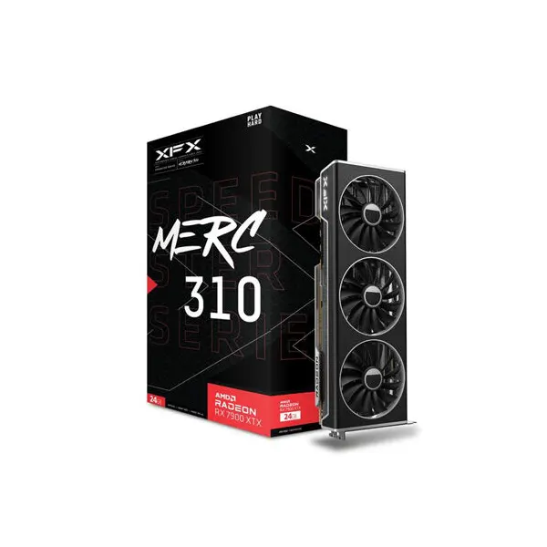 XFX Speedster MERC 310 AMD Radeon RX 7900 XTX RDNA3 Black Edition 24GB GDDR6 384bits video Card