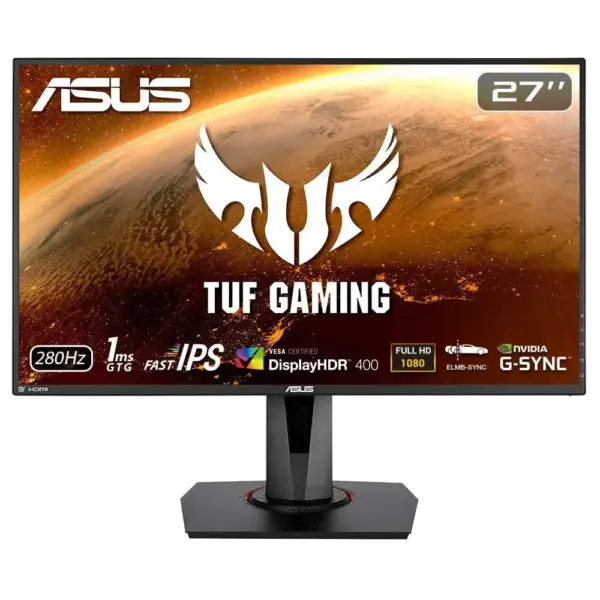 ASUS TUF VG279QM 27-Inch Full HD 280Hz 1ms G-SYNC Gaming Monitor