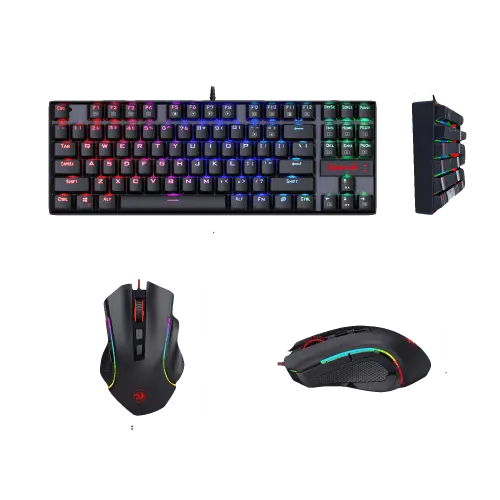 Redragon K552 RGB Mechanical Wired Gaming Keyboard Mouse Combo