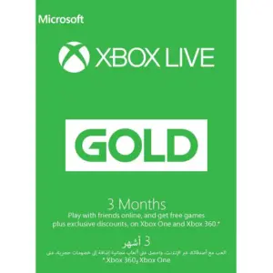 Microsoft Live Gold 3 Months Membership