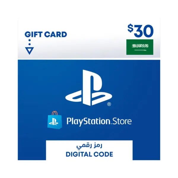 PlayStation Store Network Card $30-Saudi Arabia
