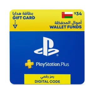 PlayStation Plus Network Card $34-Oman