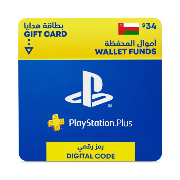 PlayStation Plus Network Card $34-Oman