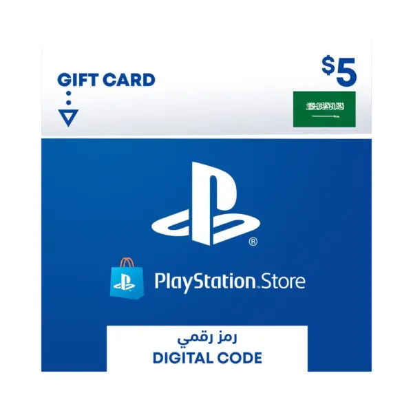 PlayStation Store Network Card $5-Saudi Arabia