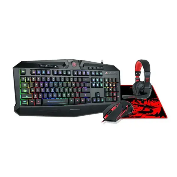 Redragon S101 4in1 Gaming Bundle (Keyboard - Mouse - Headset - Mouse Pad)