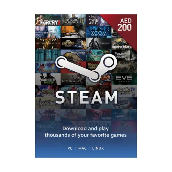 Steam Gift Card AED 200