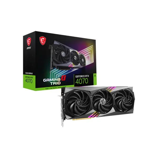 MSI GeForce RTX 4070 X TRIO 12GB GDDR6X 192-Bit GAMING Video Card