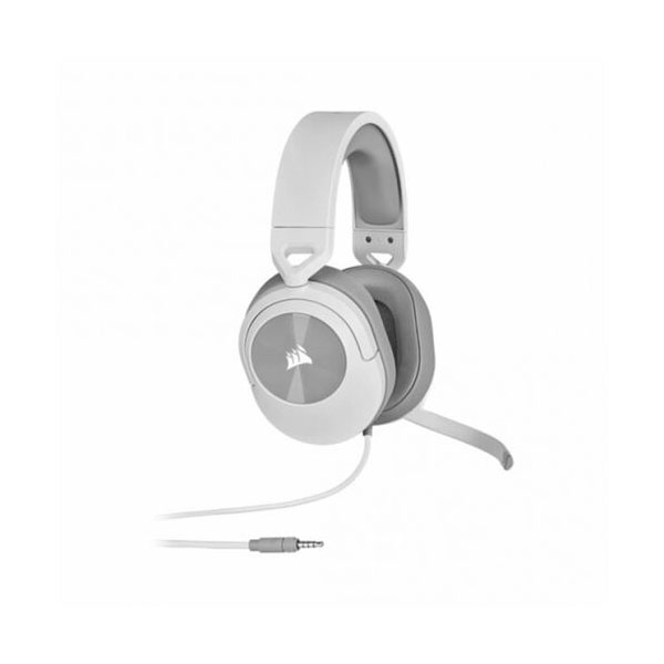 Corsair HS55 STEREO Wired Gaming Headset > White
