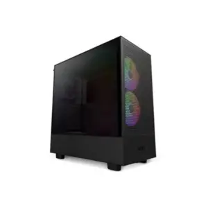 NZXT H5 Flow RGB Compact Mid-Tower Airflow Case > Black