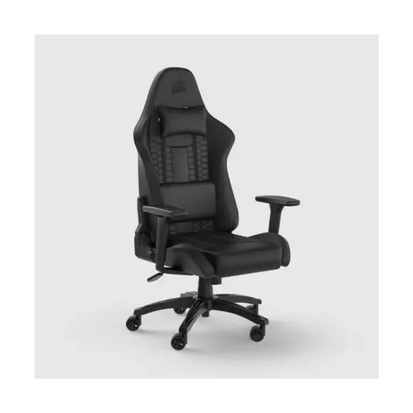 Corsair TC100 RELAXED Leatherette Gaming Chair > Black