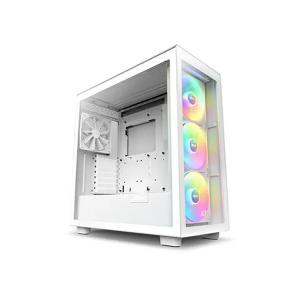 NZXT H7 Elite RGB ATX Mid Tower Gaming Case > White