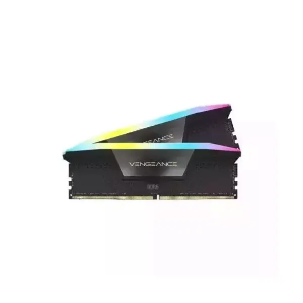 Corsair Vengeance RGB 32GB (2x16GB) DDR5 6000MHz C40 RAM > Black