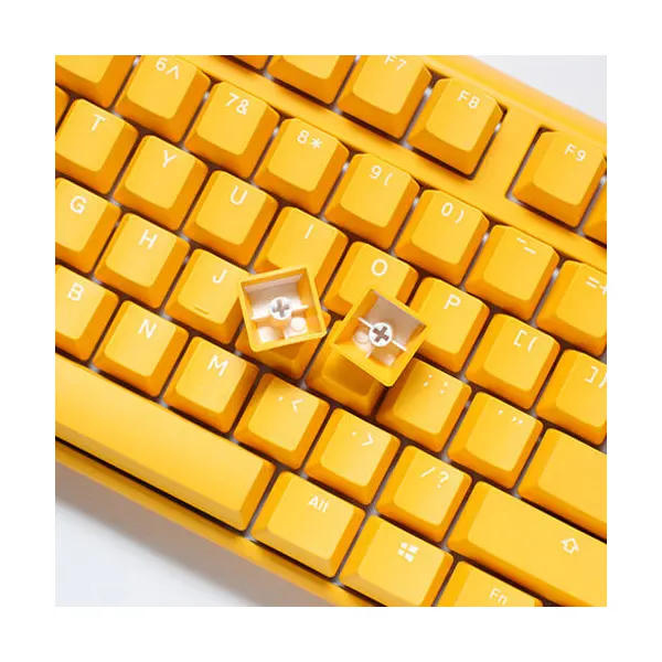 Ducky One 3 RGB Blue Switch Mechanical Gaming Keyboard > Yellow