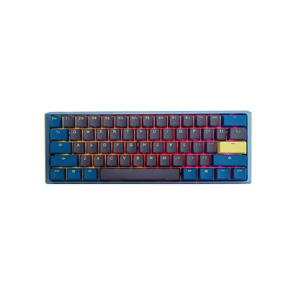 Ducky One 3 Mini RGB DayBreak Blue Switch Keyboard (Arabic Layout) > Blue/Yellow