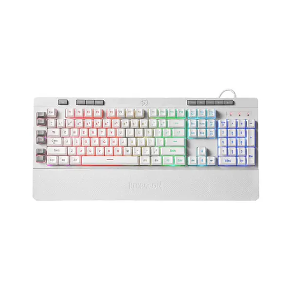 Redragon K512 SHIVA RGB Membrane Gaming Keyboard > White