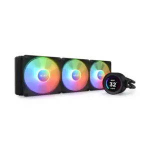 Nzxt Kraken Elite 360 RGB 360mm AIO LCD Display CPU Liquid Cooler > Black