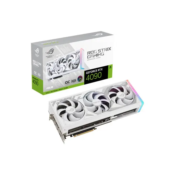 Asus ROG Strix GeForce RTX 4090 24GB GDDR6X 384-Bit Video Card > White
