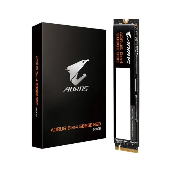 Gigabyte Aorus Gen4 5000E 500GB 2.5" NVMe SSD