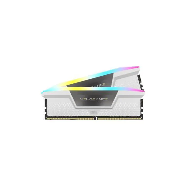 Corsair Vengeance RGB 32GB (2x16GB) 6000MHz CL40 DDR5 RAM > White