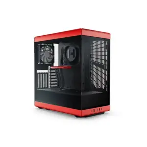 HYTE Y40 Mid-Tower S-Tier Aesthetic Case > Black/Red