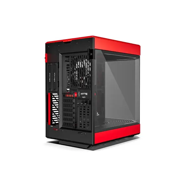 HYTE Y60 Mid-Tower Modern Aethetic Case > Black/Red