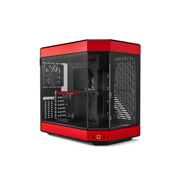 HYTE Y60 Mid-Tower Modern Aethetic Case > Black/Red
