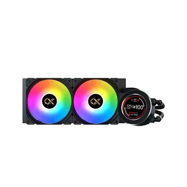 Xigmatek Frozr-O II 240 RGB LCD Display CPU AIO Cooler > Black