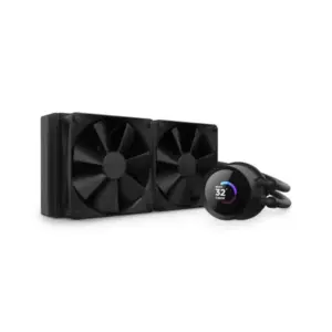 Nzxt Kraken 240 240mm AIO LCD Display CPU Liquid Cooler > Black
