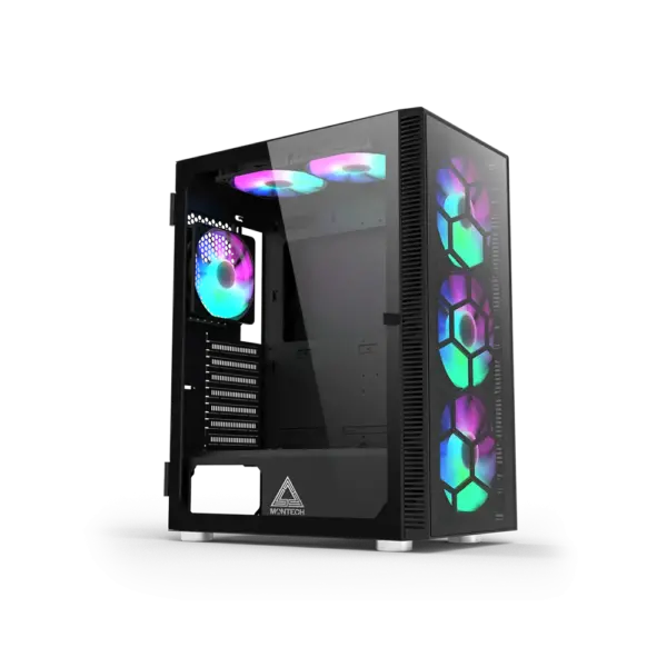 Montech X3 Glass RGB Mid-Tower Gaming Case > Black