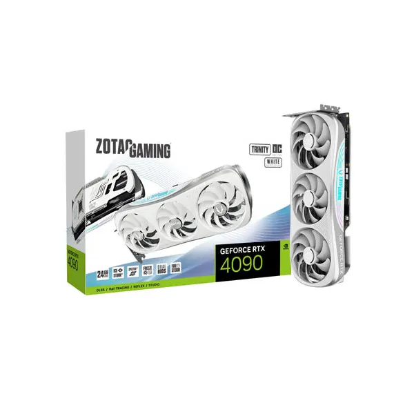 Zotac GeForce RTX 4090 Trinity OC 24GB GDDR6X 384-Bit GAMING Video Card > White