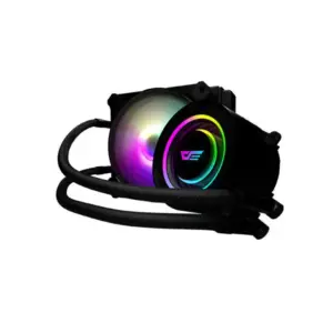 DarkFlash Twister DX120 ARGB LED 120mm AIO Liquid Cooler > Black