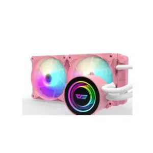 DarkFlash TWISTER DX-240 ARGB 240mm AIO Liquid CPU Cooler > PINK