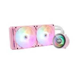 DarkFlash Twister DX240 Liquid CPU Cooler > Pink