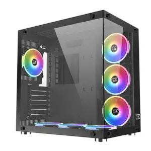 Xigmatek Aquarius Plus RGB ATX MID-Tower Gaming Case > Black