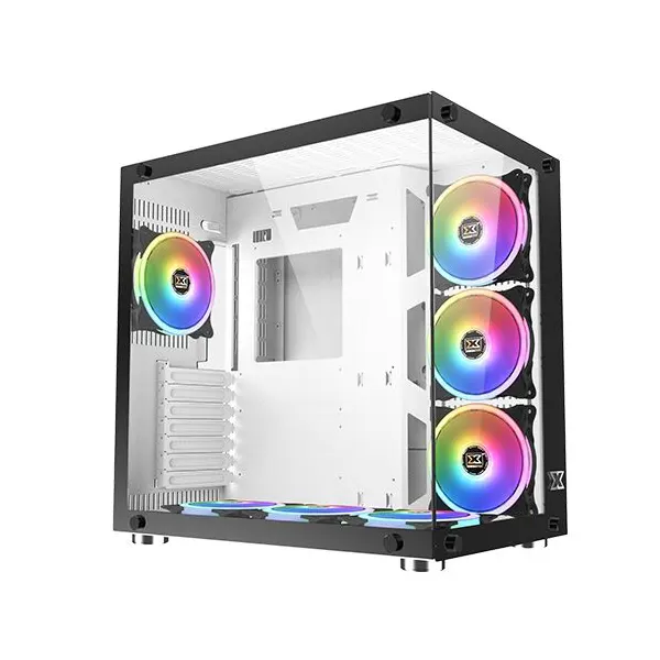 Xigmatek Aquarius Plus RGB ATX MID-Tower Gaming Case > White