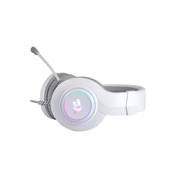 Redragon H260 RGB Lunar Gaming Headset > White