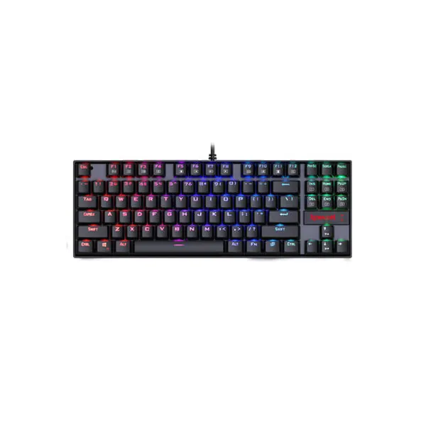 Redragon Kumara K552-RGB Compact 87 Keys RGB Backlit Mechanical Gaming Keyboard - Blue Switch