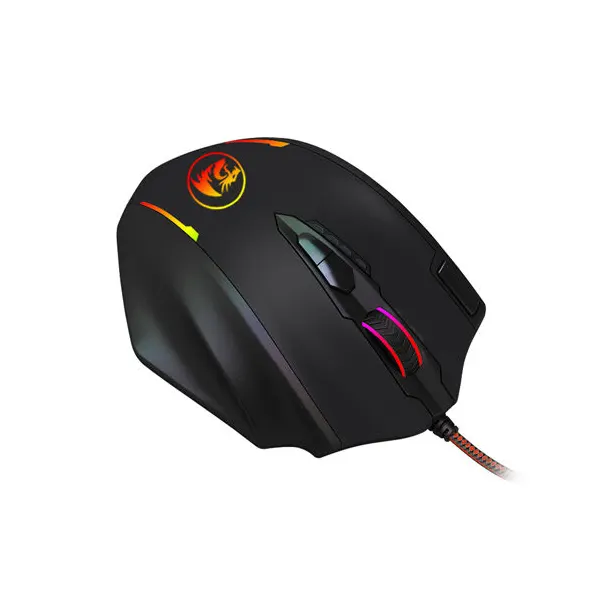 Redragon M908 Impact RGB With Side Buttons Optical Wired Gaming Mouse