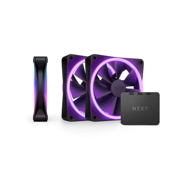 Nzxt F120 RGB DUO Triple Pack Cooling Case Fans > Black