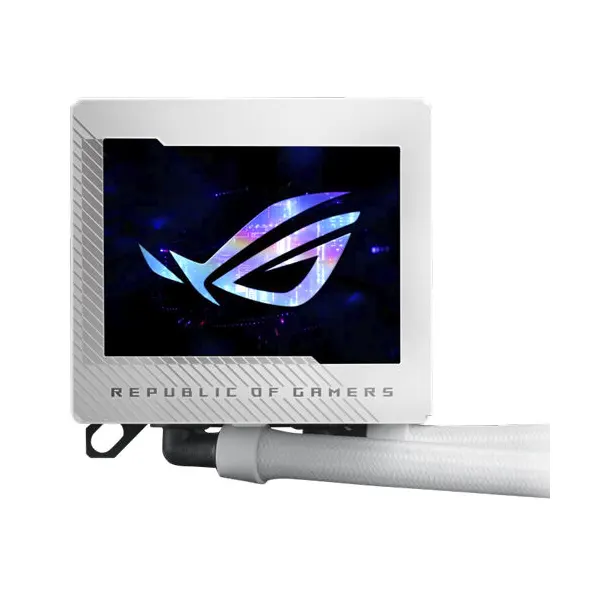 Asus ROG Ryujin III 360 ARGB LCD Displays AIO CPU Liquid Cooler > White