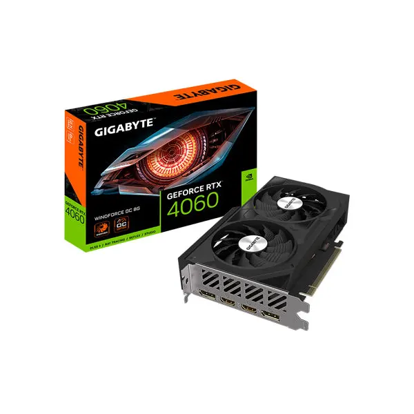 Gigabyte GeForce RTX 4060 WindForce OC 8GB GDDR6 128-Bit Video Card