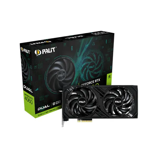 Palit GeForce RTX 4060 Dual 8GB GDDR6 128-Bit Video Card