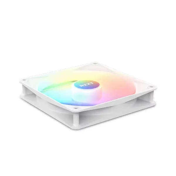 Nzxt F120 RGB Core Triple Pack 3 X 120mm Hub-Mounted RGB Fans & Controller > White