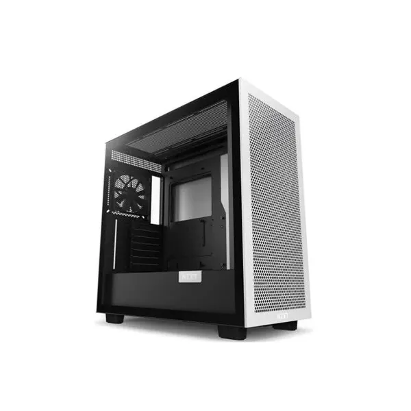 NZXT H7 Flow ATX Mid Tower Gaming Case > Black/White